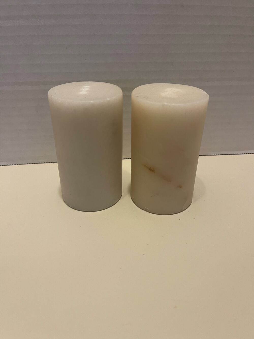 2pc Marble Salt and Pepper Shaker Set - Threshold